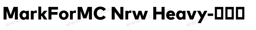 MarkForMC Nrw Heavy字体转换